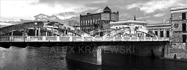 Main Street Bridge B&W - Krajewski