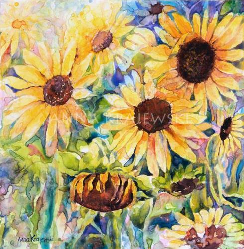 Sunflowers - ORIGINAL - Krajewski