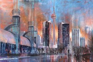 Toronto Exhibition Place Sunrise-ORIGINAL - SOLD - Krajewski