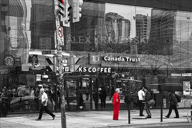Lady In Red - Toronto - Krajewski