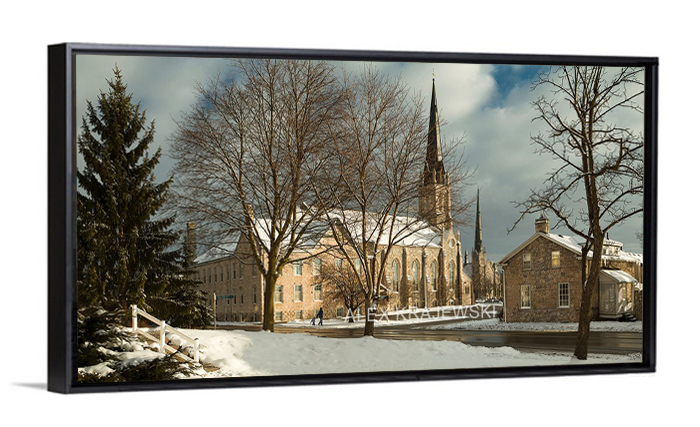 Knox Presbyterian Church Panorama Cambridge Ontario photopgraph by Alex Krajewski Cambridge Ontario photpgraph 