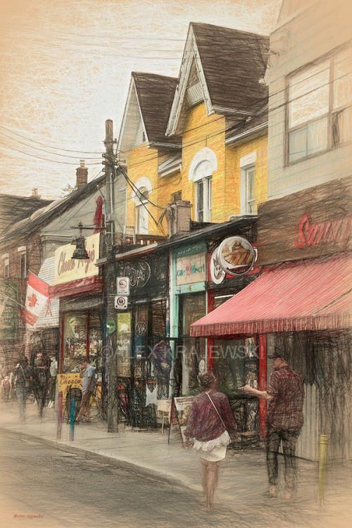 Yellow Brick - Kensington Market - Toronto, ON - Krajewski