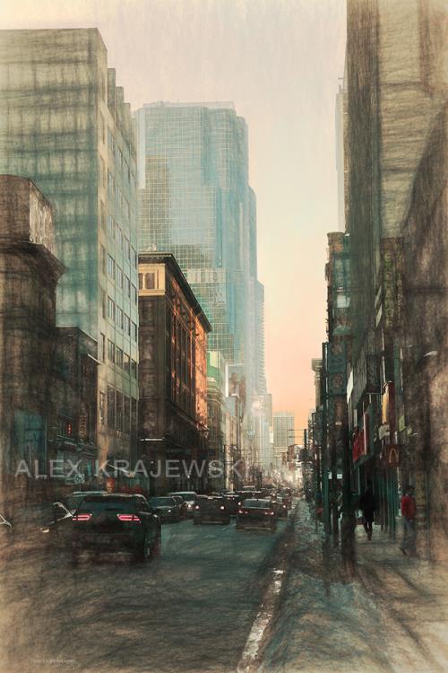 Yonge Street Traffic - Toronto, ON - Krajewski