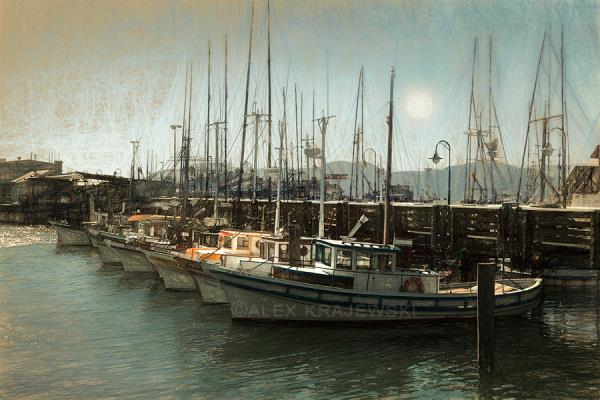 Fishing Boats - San Francisco, California - Krajewski