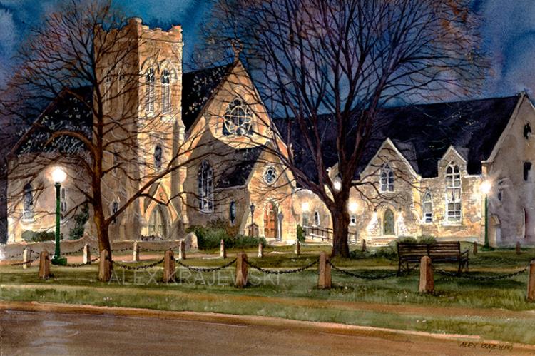 Trinity by Night - ORIGINAL -SOLD - Krajewski