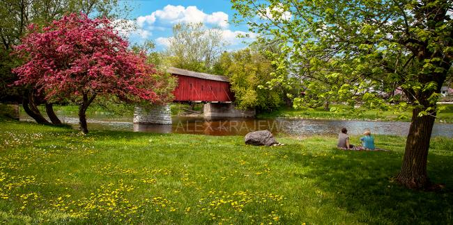 Kissing Bridge Spring - West Montrose - Krajewski