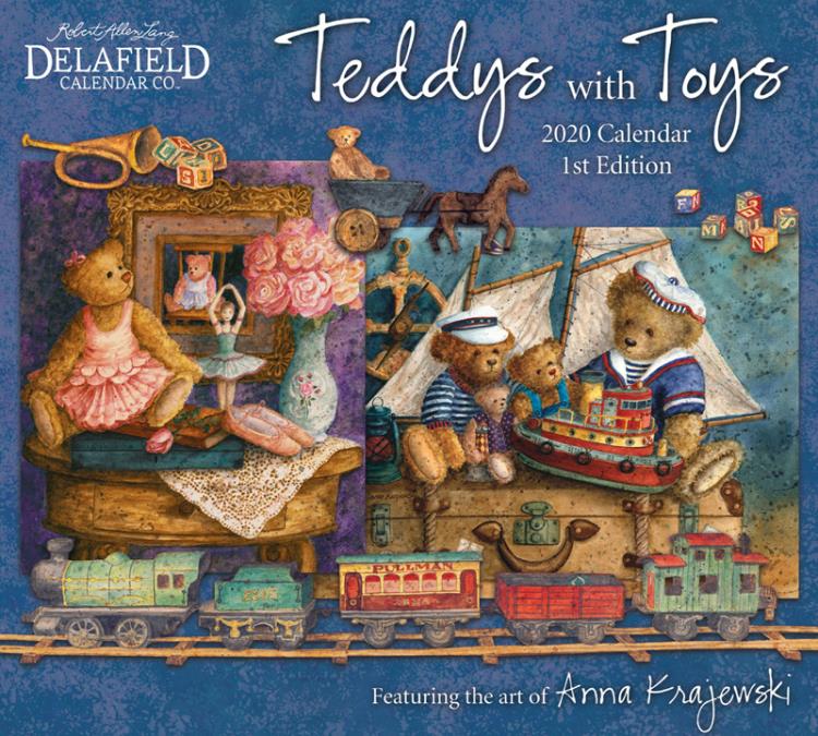 Teddys with Toys 2020 Calendar - Krajewski