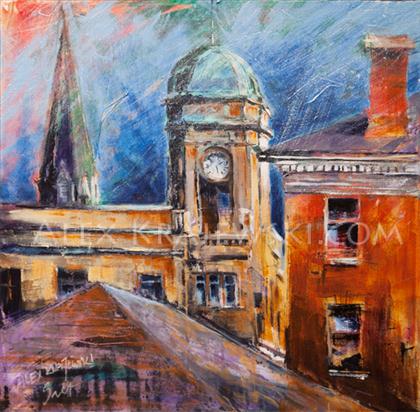 Cambridge - Dickson Street  Towers - ORIGINAL - SOLD - Krajewski