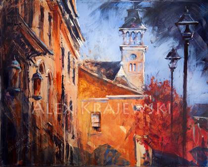 Dickson Street View - Cambridge- ORIGINAL -SOLD - Krajewski