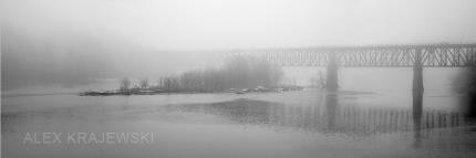 Foggy Train Bridge 3 - Krajewski