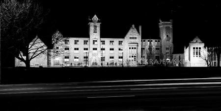 GCI by Night B&W - Krajewski