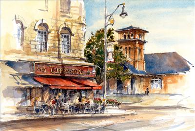 Old Train Station - Guelph -ORIGINAL SOLD - Krajewski