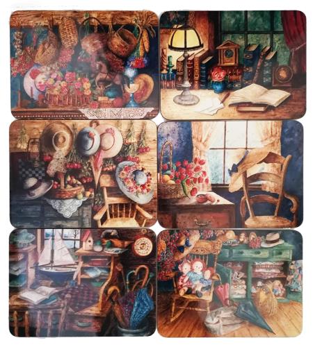 Home Coming - 6 Lunch Placemats - Krajewski