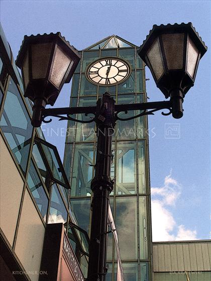 Downtown Clock Tower - KIT-0009-CLR-WH - Krajewski