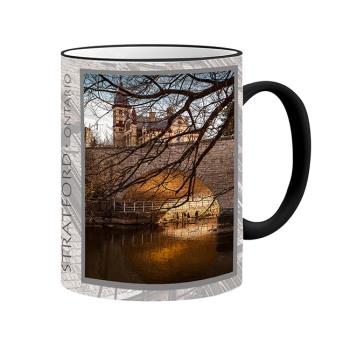 Stratford Courthouse & Huron Street Bridge - Mug - Krajewski