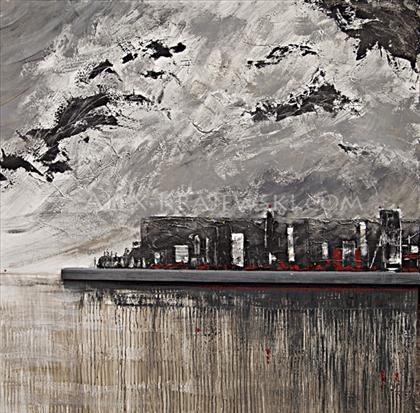 New York -Manhattan-ORIGINAL-SOLD - Krajewski