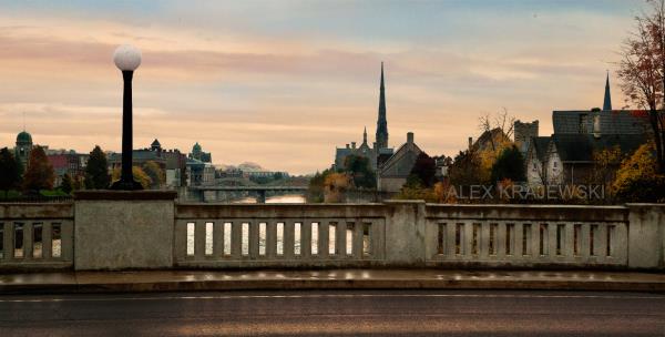 Park Hill Bridge Sunset - Krajewski