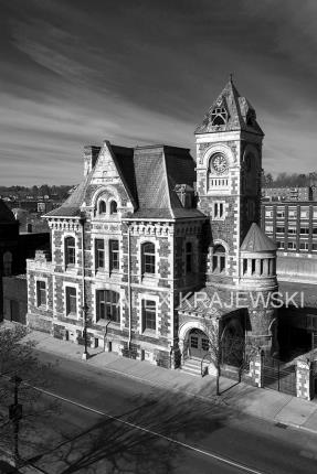 Post Office Past - Black & White - Krajewski