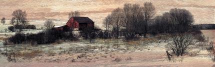 Red Barn- photograph - Krajewski