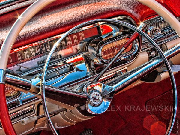 Red Caddy Interior - Krajewski