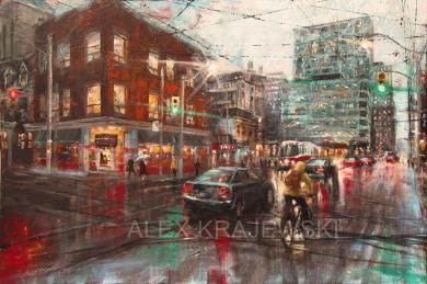 Toronto - Dundas & McCaul-ORIGINAL-SOLD - Krajewski