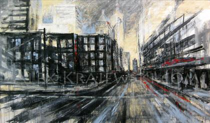 Toronto - Front Street - ORIGINAL-SOLD - Krajewski