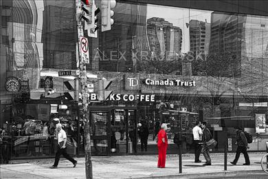 Lady In Red - Toronto - Krajewski