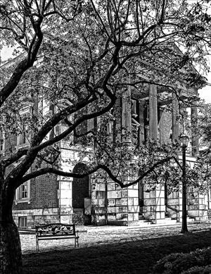 Osgoode Hall with Bench - Toronto - Krajewski