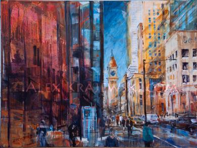 Toronto - Bay Street -RBC - ORIGINAL -SOLD - Krajewski