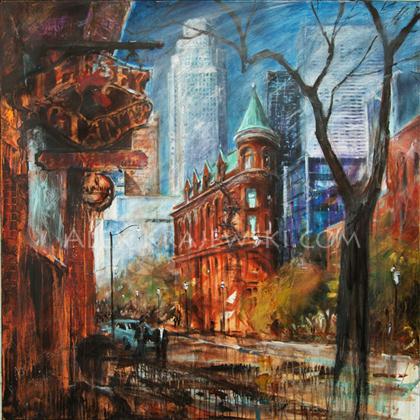 Toronto - Gooderham Building - ORIGINAL - SOLD - Krajewski