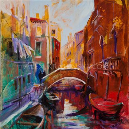 Venice 1 - ORIGINAL -SOLD - Krajewski