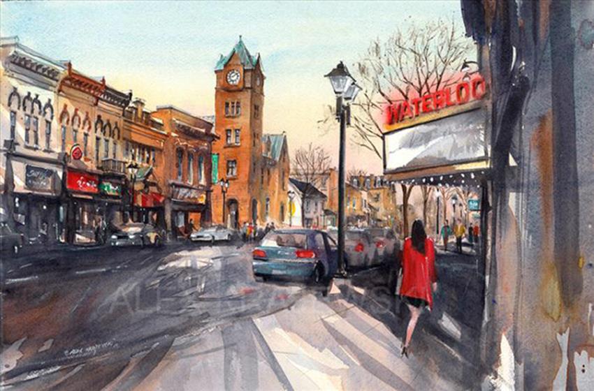 Waterloo King Street View - ORIGINAL AVAILABLE - Krajewski