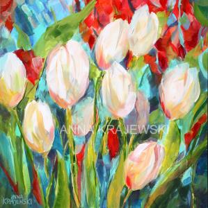 White Tulips - Krajewski