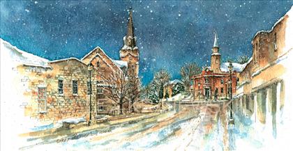 Winter on Queen Street - Krajewski