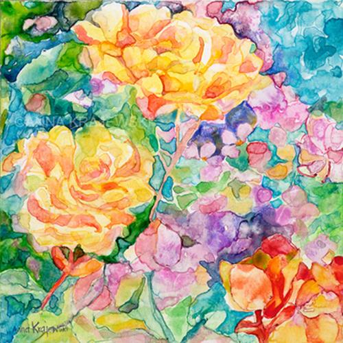 Yellow Roses - Krajewski