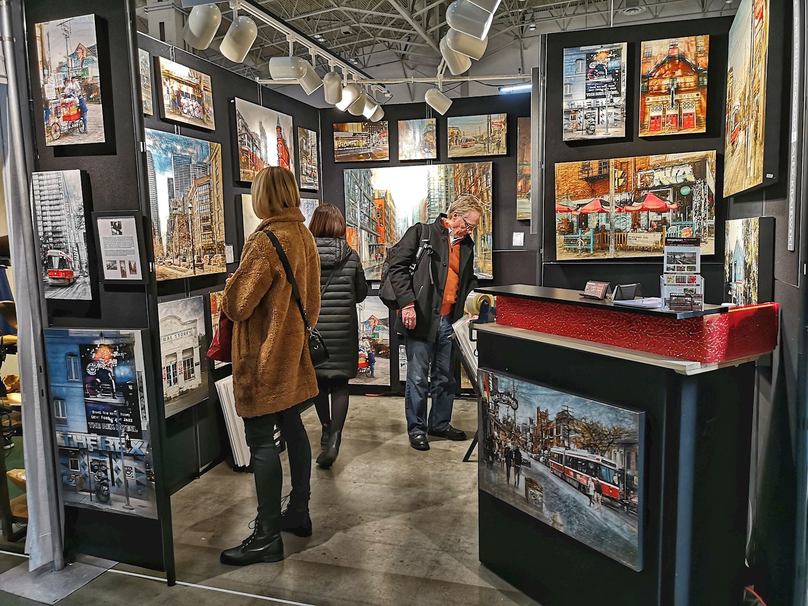 ALEX KRAJEWSKI BOOTH AT THE ONE OF A KIND  WINTER SHOW  2019